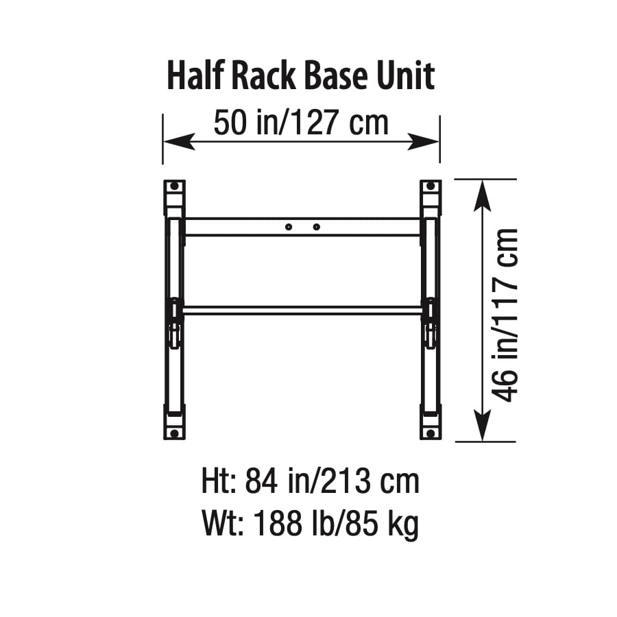 CalGym Half Rack (CG-8800)