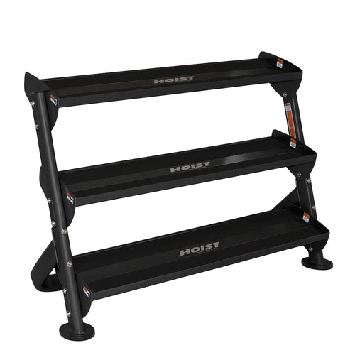 Hoist 48″ Dumbbell Rack 3-Tier – Matte Black