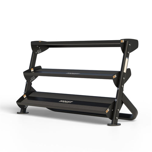Hoist 60″ Dumbbell Rack 3-Tier – Matte Black