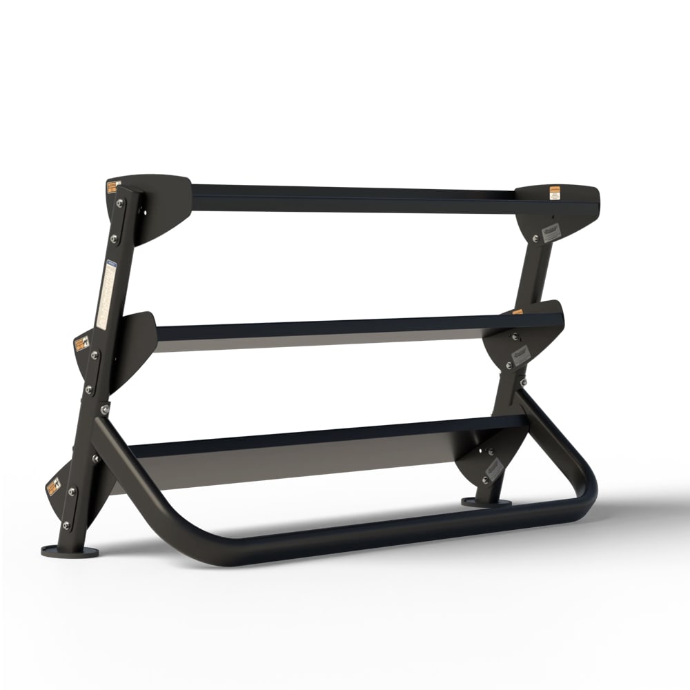 Hoist 60″ Dumbbell Rack 3-Tier – Matte Black