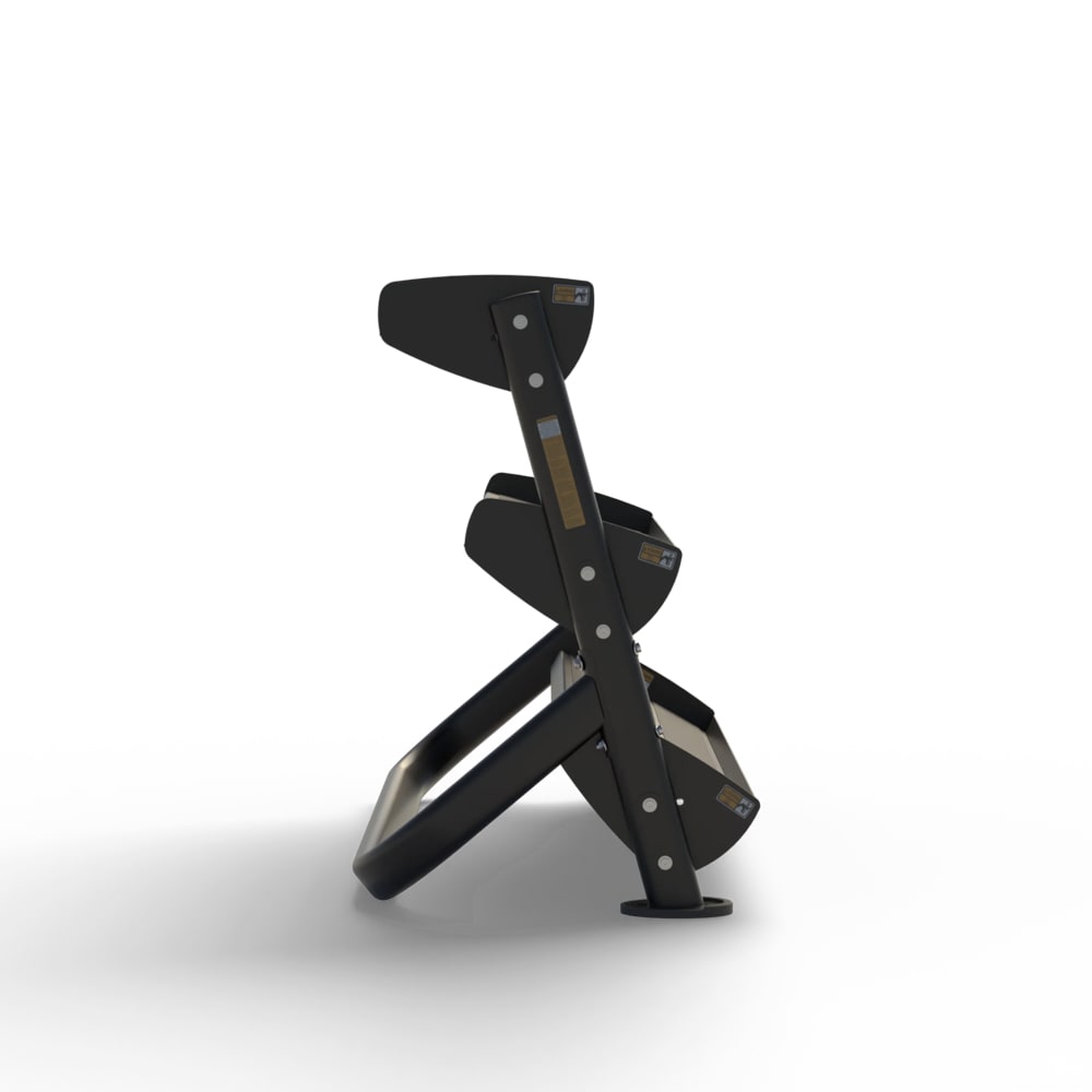 Hoist 60″ Dumbbell Rack 3-Tier – Matte Black