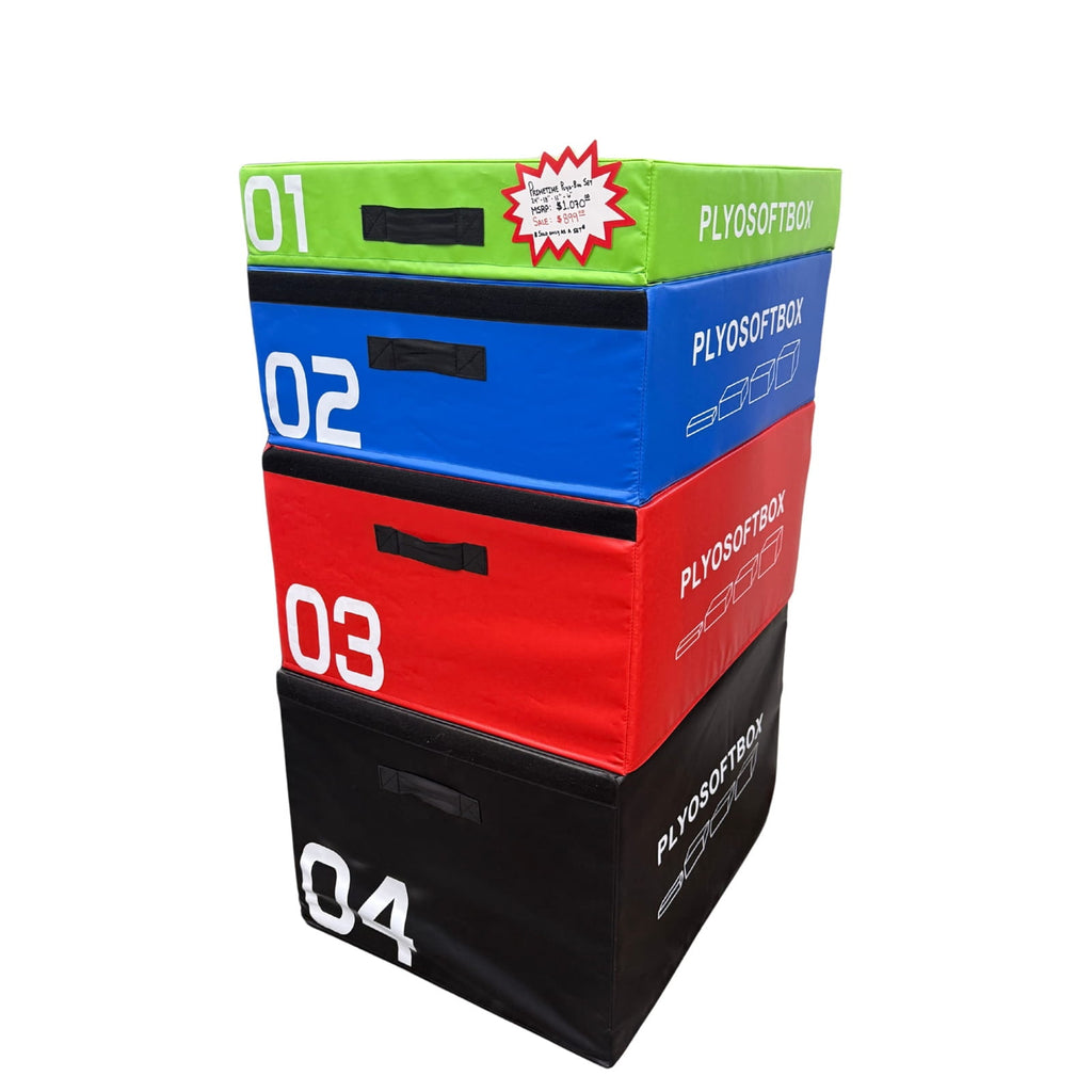 Primetime Plyo Jump Boxes Soft & Stackable (Set of 4)