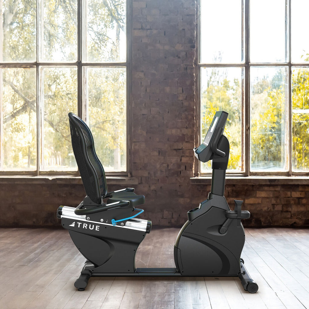 TRUE Fitness Performance Recumbent Bike with 9″ Touchscreen