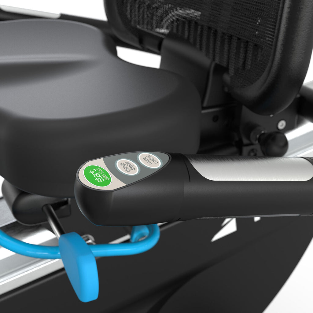 TRUE Fitness Performance Recumbent Bike with Emerge Console