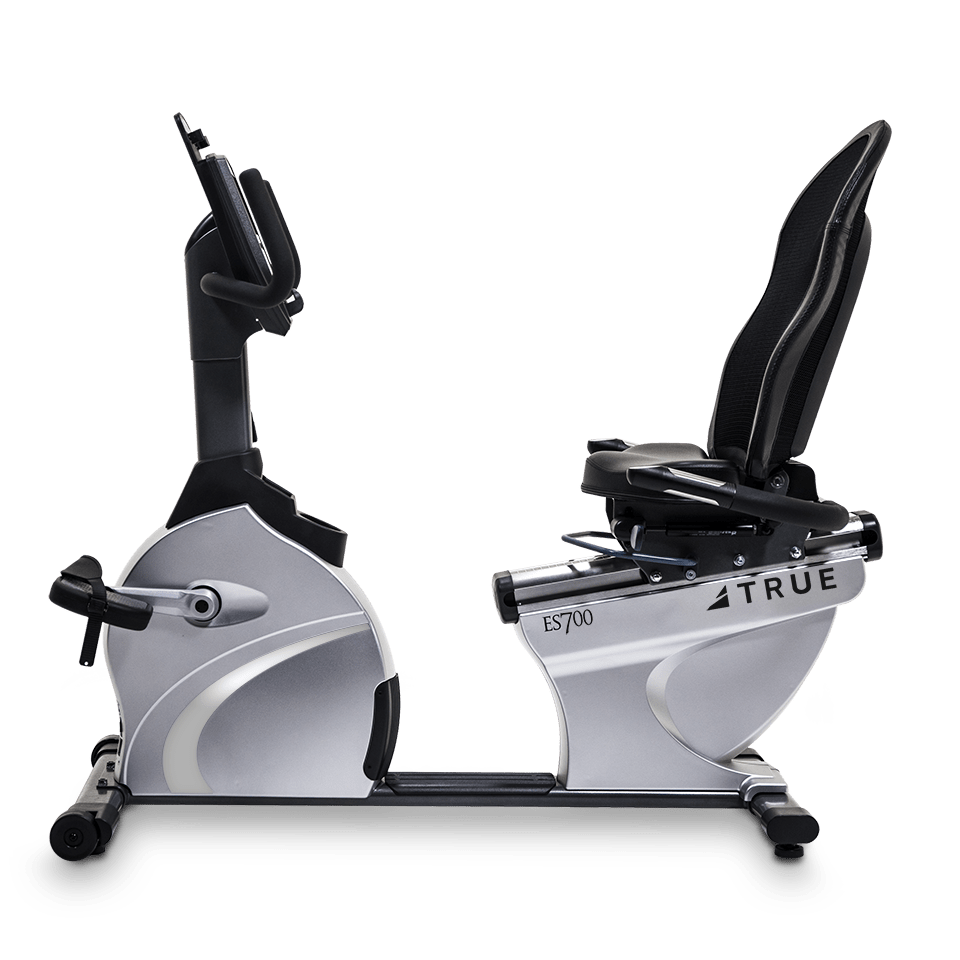 TRUE Fitness ES700 Recumbent Bike with 9″ Touchscreen