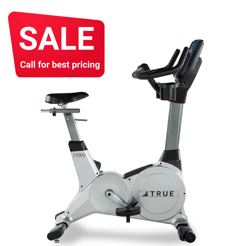 True Fitness ES900 Upright Bike with Emerge Console