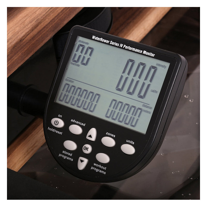 WaterRower Classic Rowing Machine in Black Walnut with S4 Monitor